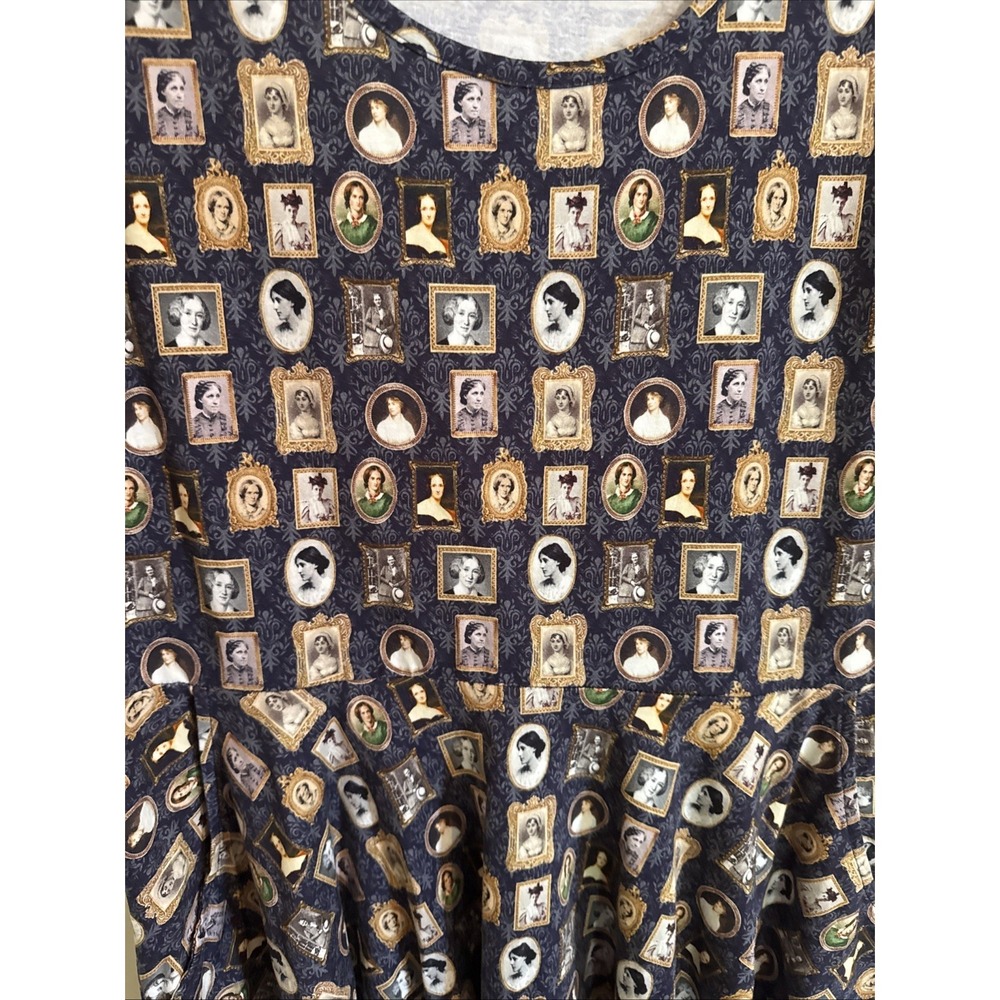Svaha Dress Womens Women's Authors Twirl Midi Dress Size XL W Pockets - Picture 3 of 7